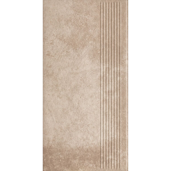 paradyż viano beige stopnica prosta 30x60 klinkier paradyż prostokątne do salonu 30x60 antypoślizgowe