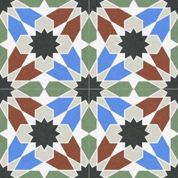 peronda duomo marrakesh gres 45.2x45.2 (39430) płytki peronda kwadratowe hiszpańskie do kuchni ornament patchwork