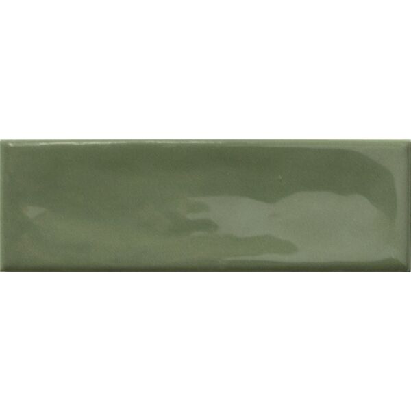 peronda glint green glossy płytka ścienna 5x15 (37820) zielone płytki imitujące cegłę