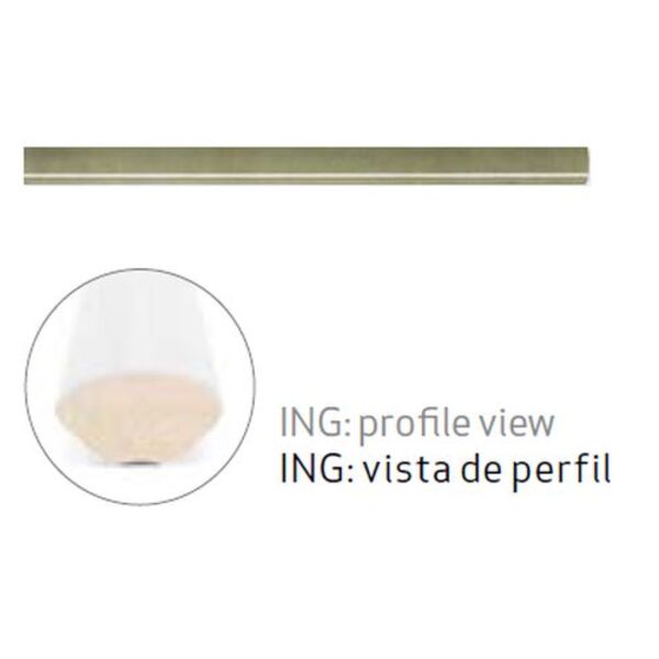 peronda ing.bari green listwa 1.5x24.6 (35273) terakota peronda prostokątne hiszpańskie do łazienki zielone o grubości od 4 do 6 mm