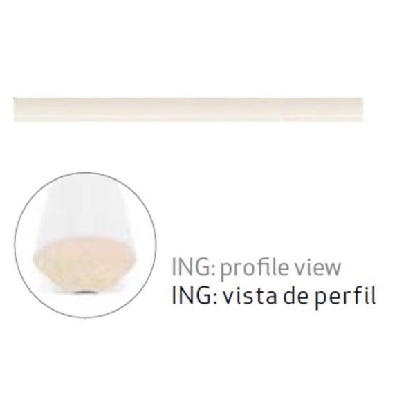 peronda ing.bari sand listwa 1.5x24.6 (35271) terakota do łazienki szare