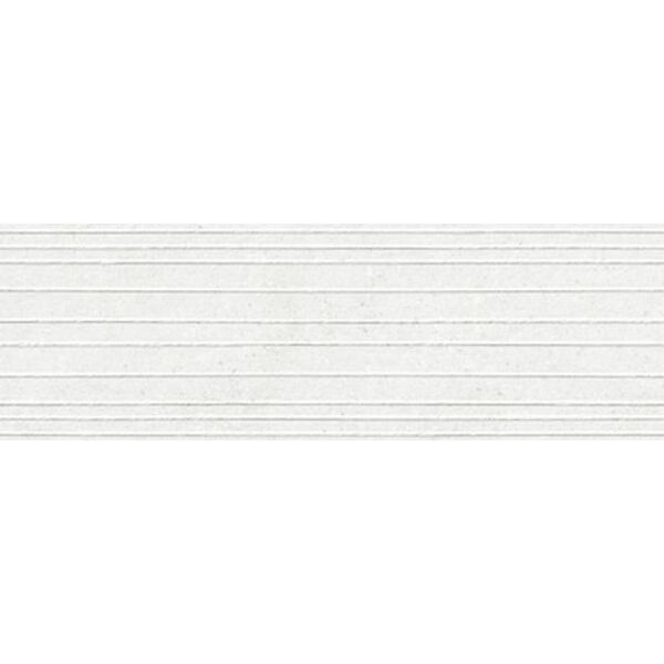 peronda manhattan white lines płytka ścienna 33.3x100 (40299) glazura imitujące lastryko do salonu rektyfikowane strukturalne o grubości od 8 do 10 mm