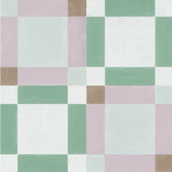 peronda patterns pink square gres 22.3x22.3 (36509) gres peronda matowe geometryczne antypoślizgowe