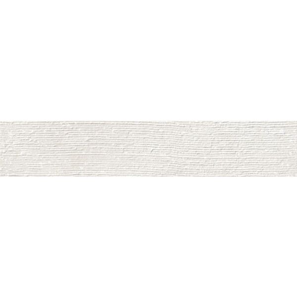 peronda trace white brushed gres 6x30 (42884) cegiełki imitujące płytki lastryko