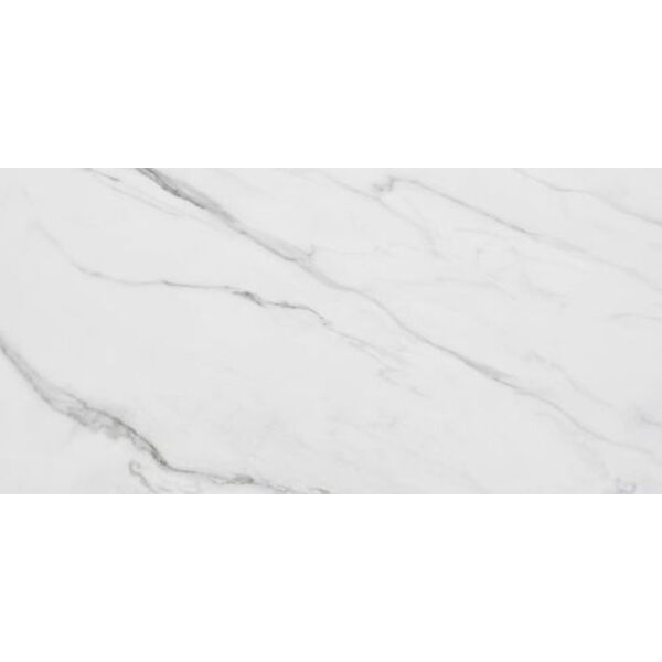 prissmacer naples white gres poler rektyfikowany 60x120 płytki imitujące marmur hiszpańskie do łazienki 120x60 białe błyszczące o grubości od 10 do 12 mm