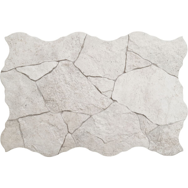 realonda borgogna white flagstone gres 44x66 płytki prostokątne