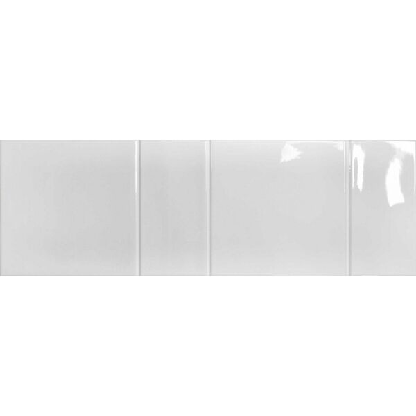 realonda capri white płytka ścienna 15x45 gres prostokątne do łazienki błyszczące cegiełki nowości