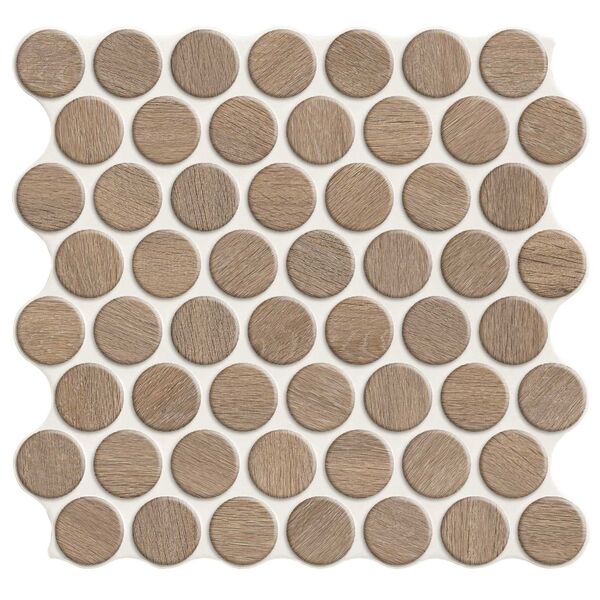 realonda circle walnut gres 30.9x30.9 realonda circle