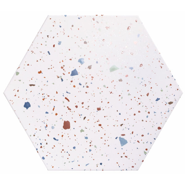 realonda confeti white gres 48.5x56 lappato płytki imitujące lastryko