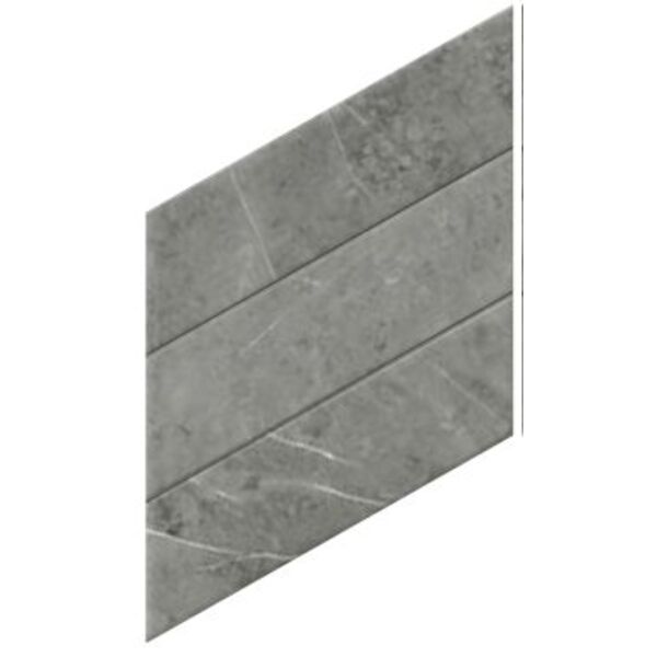 realonda diamond brume chevron left gres 70x40 szare płytki realonda