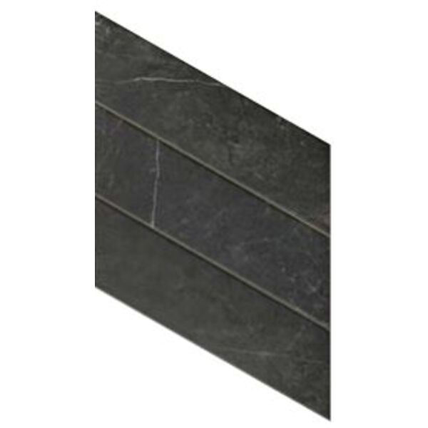 realonda diamond marquina chevron right gres 70x40 czarne płytki w jodełkę