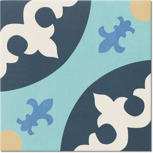 realonda hanoi blue decor gres 33x33 płytki patchwork realonda