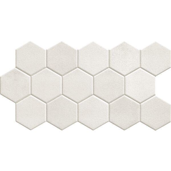 realonda hex white gres 26.5x51 gres heksagonalne hiszpańskie do kuchni białe