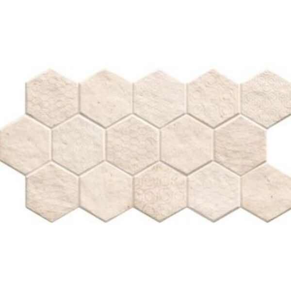 realonda malta sand hex gres 26.5x51 geometryczne płytki realonda