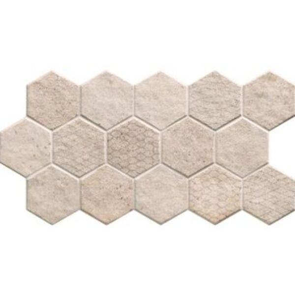 realonda malta taupe hex gres 26.5x51 geometryczne płytki realonda