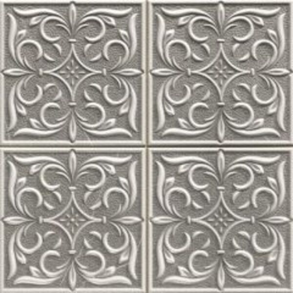 realonda muse grey lis gres 33x33 gres kwadratowe do kuchni szare matowe ornament strukturalne