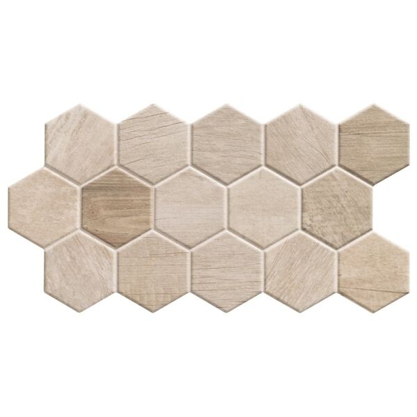 realonda sequoia camel hex gres 26.5x51 realonda sequoia