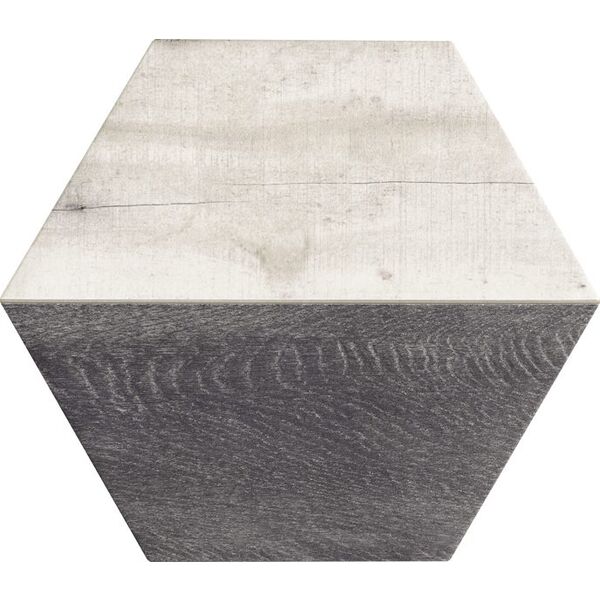 realonda trapez wood ash gres 28.5x33 gres drewnopodobne heksagonalne