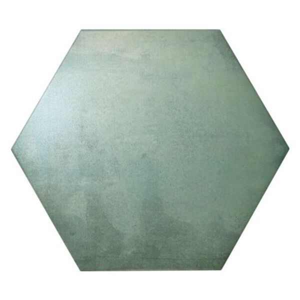 realonda vessel teal gres 48.5x56 zielone heksagonalne płytki