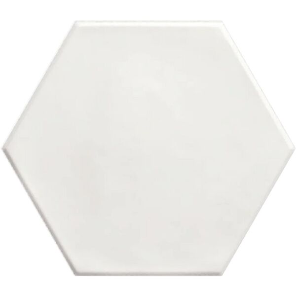 ribesalbes geometry white matt hex gres 15x17.3 płytki ribesalbes heksagonalne do łazienki matowe