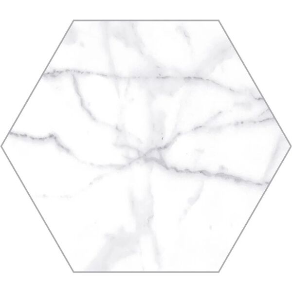 ribesalbes shaped marble hex carrara matt gres 15x17.3 gres ribesalbes imitujące kamień matowe