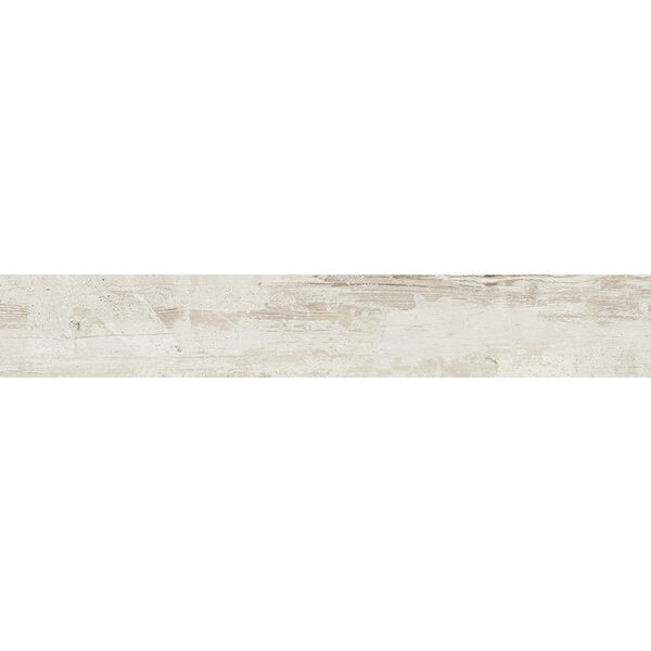 tubądzin korzilius wood work white str gres rektyfikowany 19x119.8 białe płytki 20x120