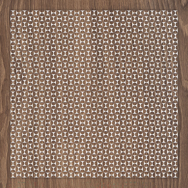 tubądzin cadence pattern gres rektyfikowany 59.8x59.8x0.8 geometryczne płytki brązowe