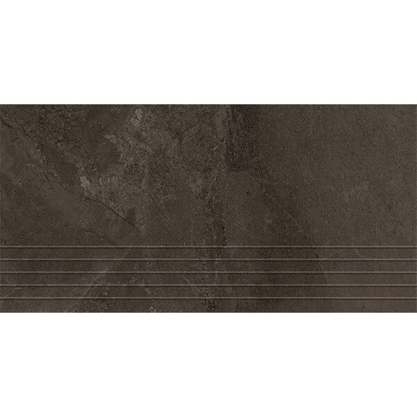 tubądzin grand cave brown stopnica rektyfikowana 29.8x59.8 płytki prostokątne