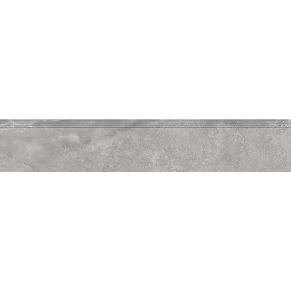 tubądzin grand cave grey str stopnica rektyfikowana 29.8x159.8x0.8 