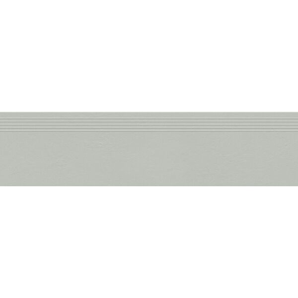 tubądzin industrio grey stopnica mat rektyfikowana 29.6x119.8x0.8 gres szare matowe antypoślizgowe rektyfikowane strukturalne
