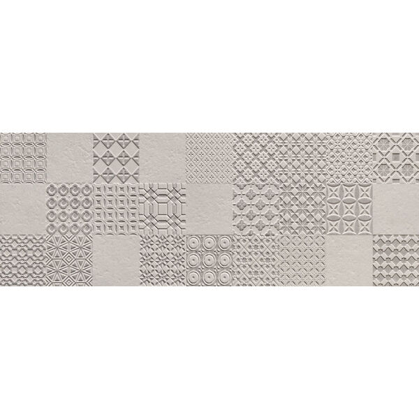 tubądzin integrally grey dekor 32.8x89.8 glazura prostokątne do kuchni rektyfikowane patchwork o grubości od 8 do 10 mm