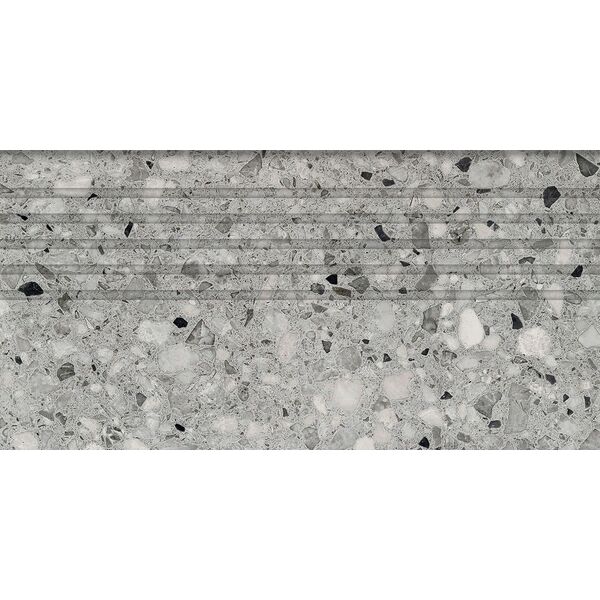 tubądzin macchia graphite mat stopnica rektyfikowana 29.8x59.8x0.8 