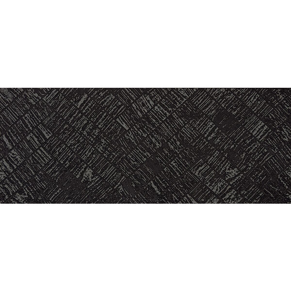 tubądzin modern basalt black dekor 29.8x74.8 płytki prostokątne lappato geometryczne o grubości 10 mm