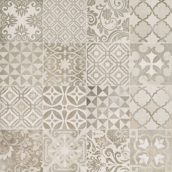 tubądzin sfumato patch gres mat rektyfikowany 59.8x59.8x1 płytki na podłogę 60x60 mrozoodporne patchwork