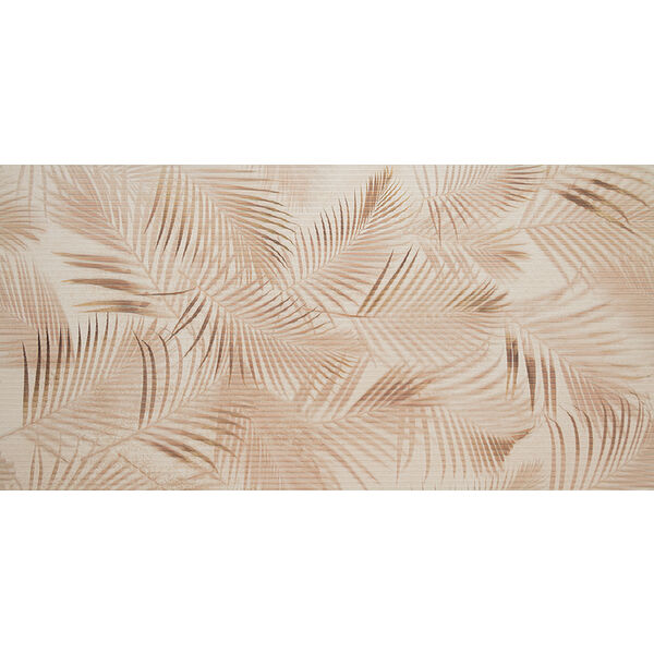 tubądzin torano leaves beige dekor ścienny 59.8x119.8x0.8 płytki beżowe