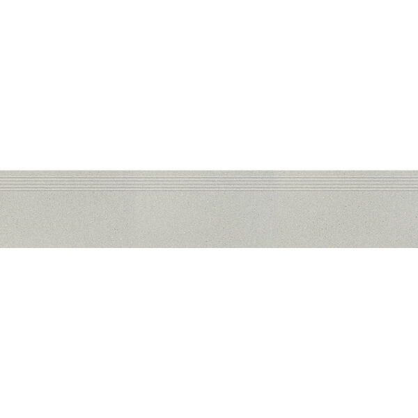 tubądzin urban space light grey stopnica rektyfikowana 29.6x119.8x0.8 gres tubądzin 30x120 szare matowe o grubości 6 do 8 mm