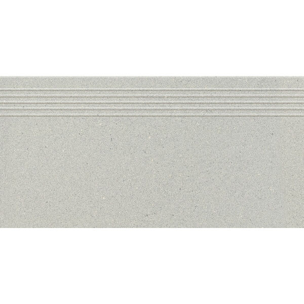 tubądzin urban space light grey stopnica rektyfikowana 29.8x59.8 gres do salonu 30x60 szare antypoślizgowe mrozoodporne o grubości 10 mm