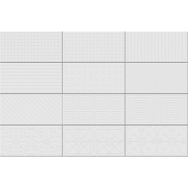 vives fatracci blanco płytka ścienna 10x20 patchworkowe płytki 10x20