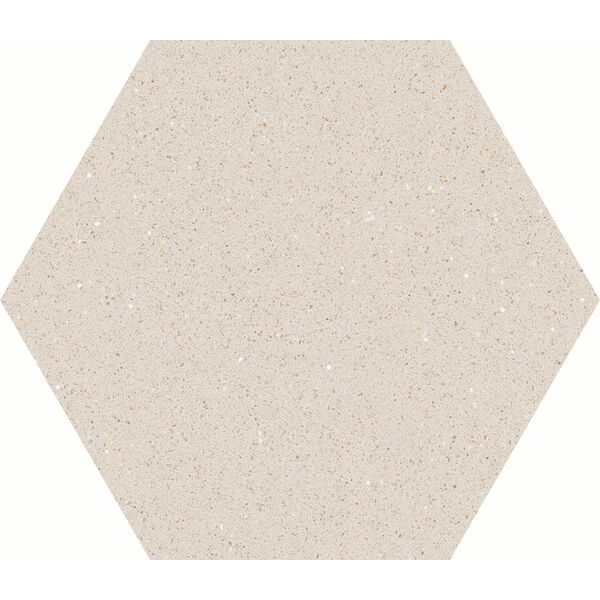 vives micra crema hexagono gres rektyfikowany 51.9x59.9 heksagonalne płytki imitujące lastryko