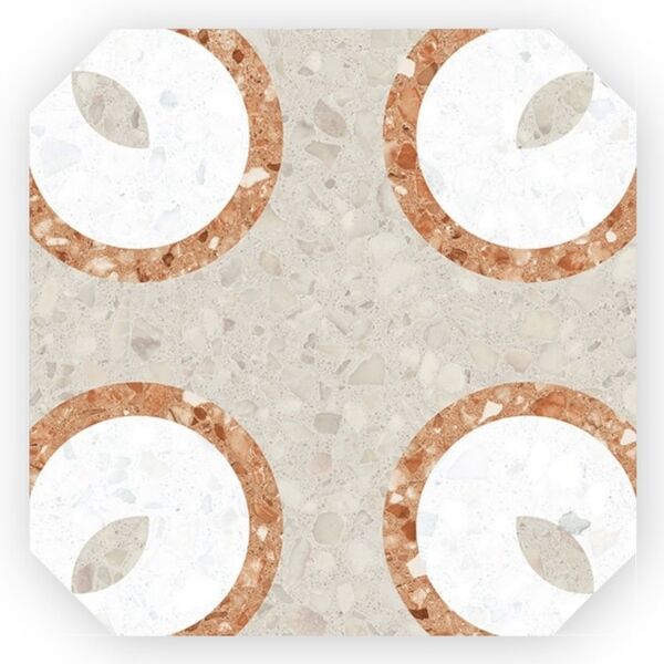 vives tolone beige octogono gres 20x20 ornamentowe płytki oktagonalne